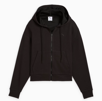 FELPA CON CAPPUCCIO PUMA COMFORT CROP FULL-ZIP