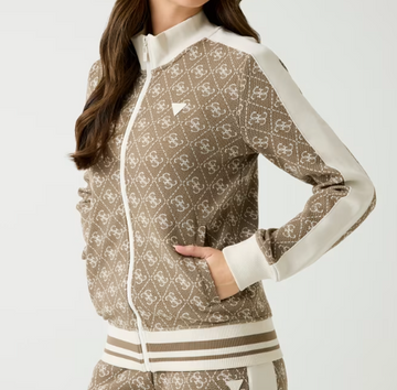 GUESS GIACCA RHOMBUS JACQUARD