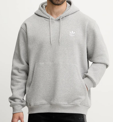 FELPA CON CAPPUCCIO ADIDAS ESS