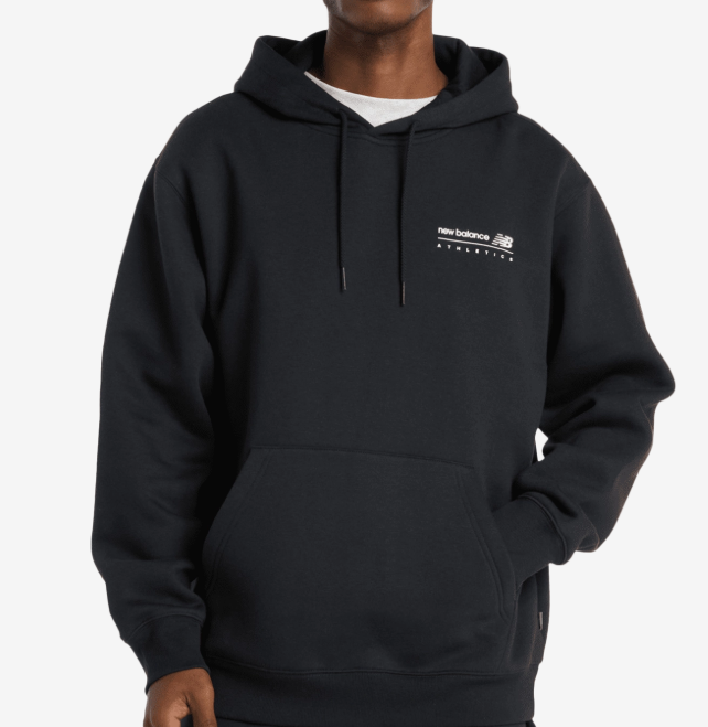 FELPA CON CAPPUCCIO NEW BALANCE LINEAR