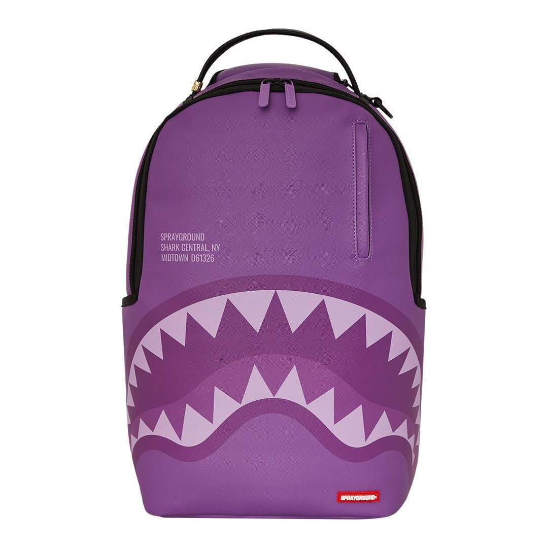 SPRAYGROUND PURPLE SHARK CENTRAL DLXVS BACKPACK