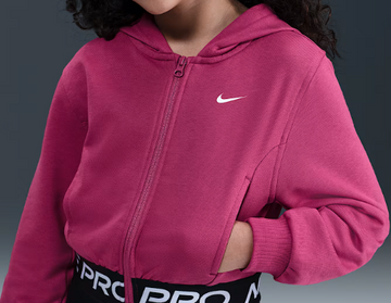 FELPA CON ZIP E CAPPUCCIO NIKE