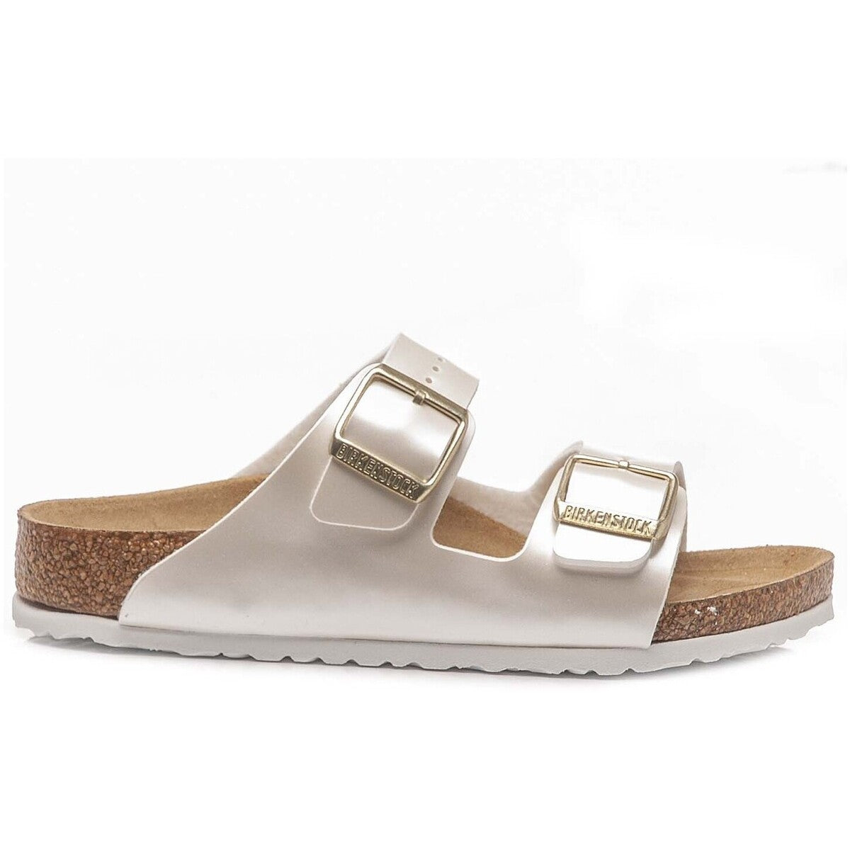 CIABATTA BIRKENSTOCK ARIZONA KIDS ELECTRIC METALLIC PEARL