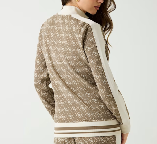 GUESS GIACCA RHOMBUS JACQUARD