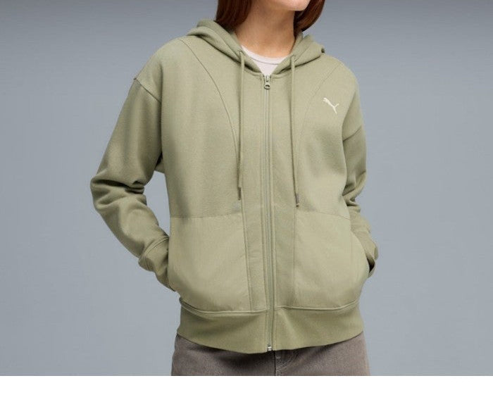 FELPA PUMA HER RELAXED FULL-ZIP