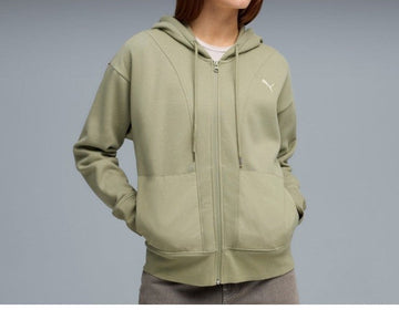 FELPA PUMA HER RELAXED FULL-ZIP