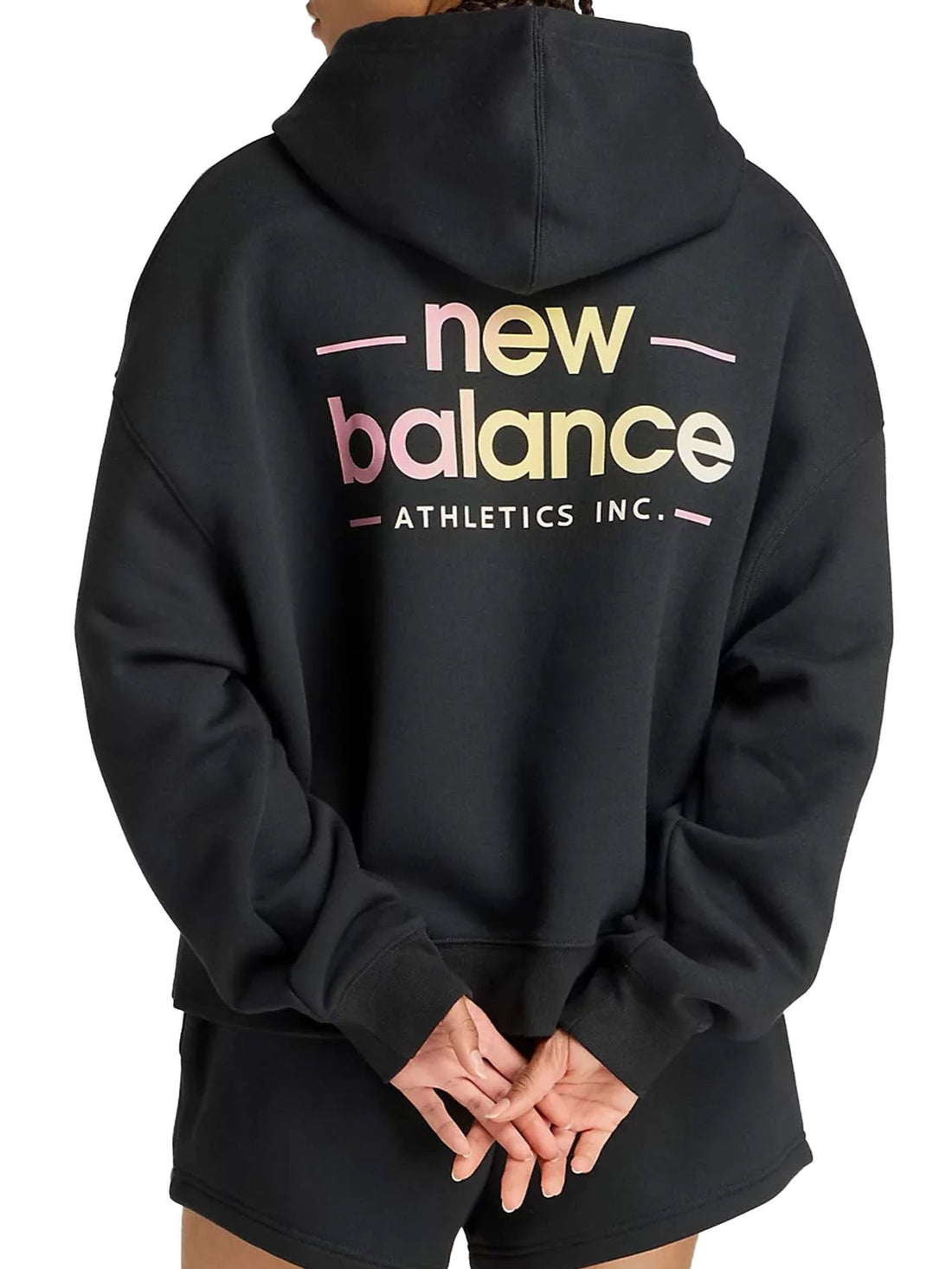 FELPA NEW BALANCE CON CAPPUCCIO REIMAGINED FLEECE OVERSIZED