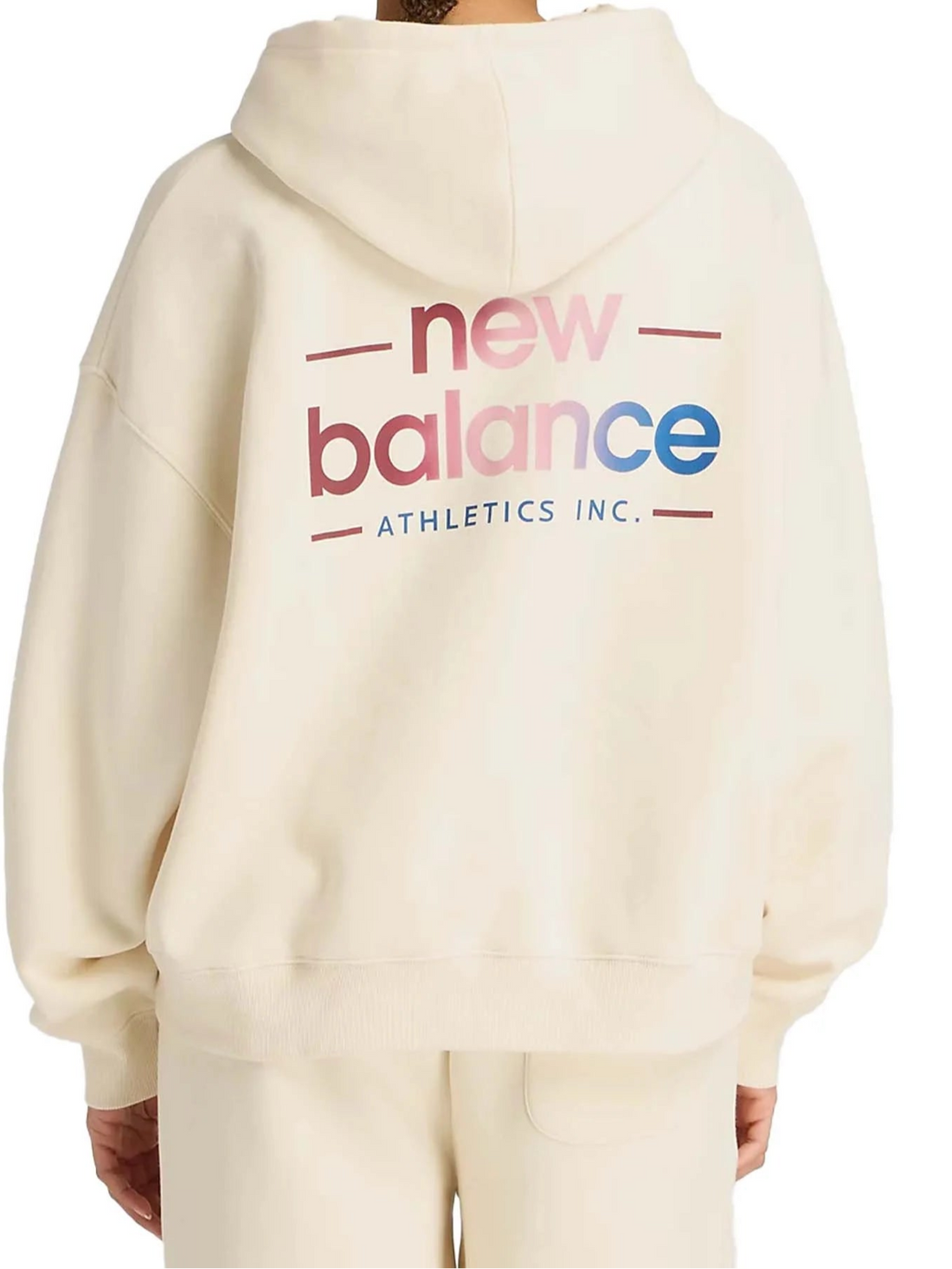 FELPA NEW BALANCE CON CAPPUCCIO REIMAGINED FLEECE OVERSIZED