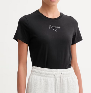 PUMA ESS SCRIPT TEE
