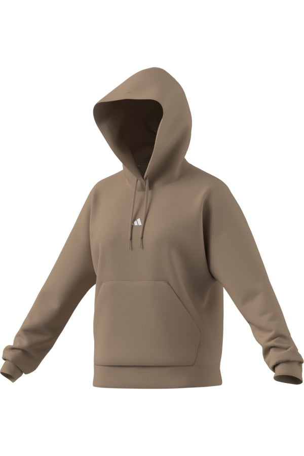 FELPA CON CAPPUCCIO ADIDAS SABBIA