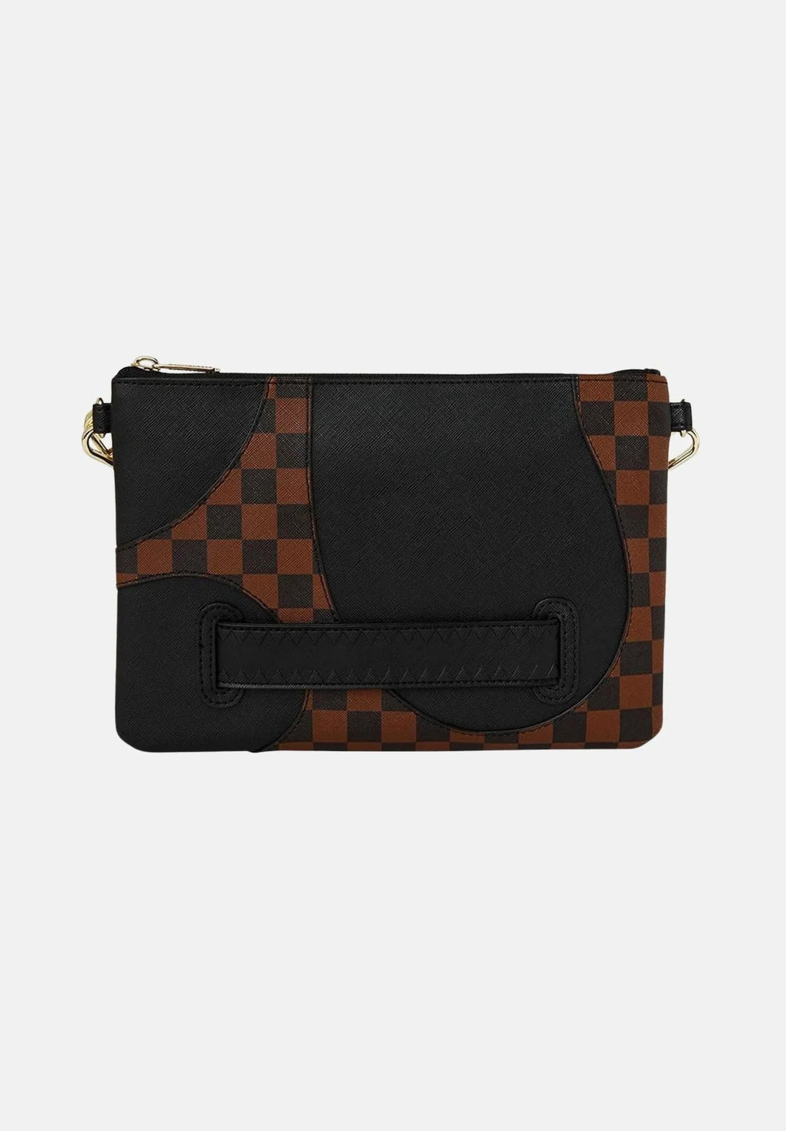 POCHETTE SPRAYGROUND JETSTREAM BROWN