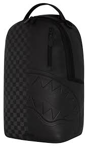 ZAINO SPRAYGROUND HALF SPRITZ BLACK/GREY CHECK