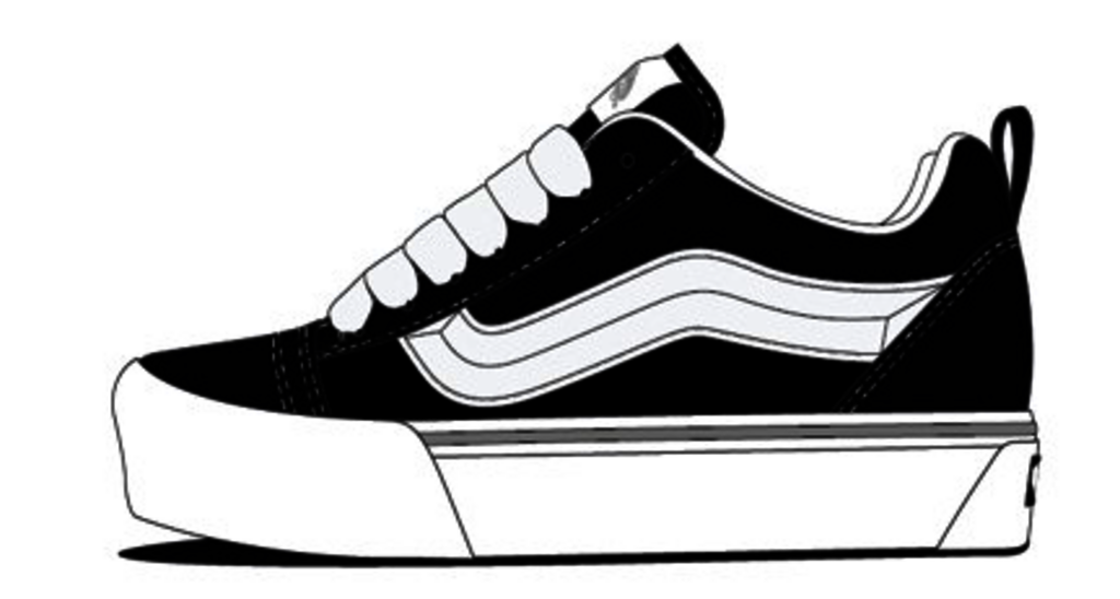 VANS KNU SKOOL BLACK/WHITE