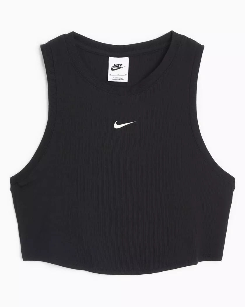 CANOTTA DONNA NIKE CROP RIB