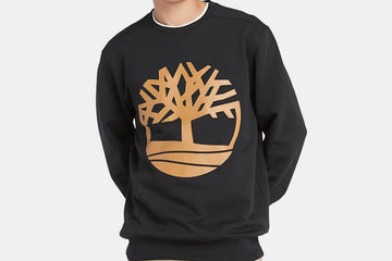 GIROCOLLO FELPA TIMBERLAND KENNEBEC RIVER TREE LOGO